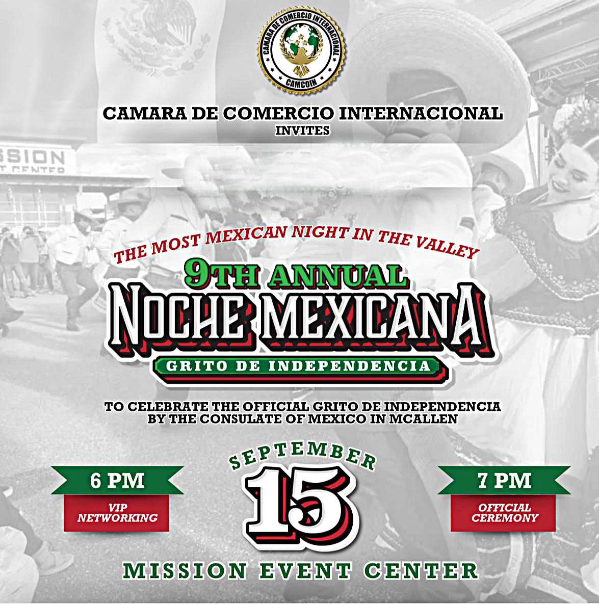 “Grito de Independencia” oficial será en Mission