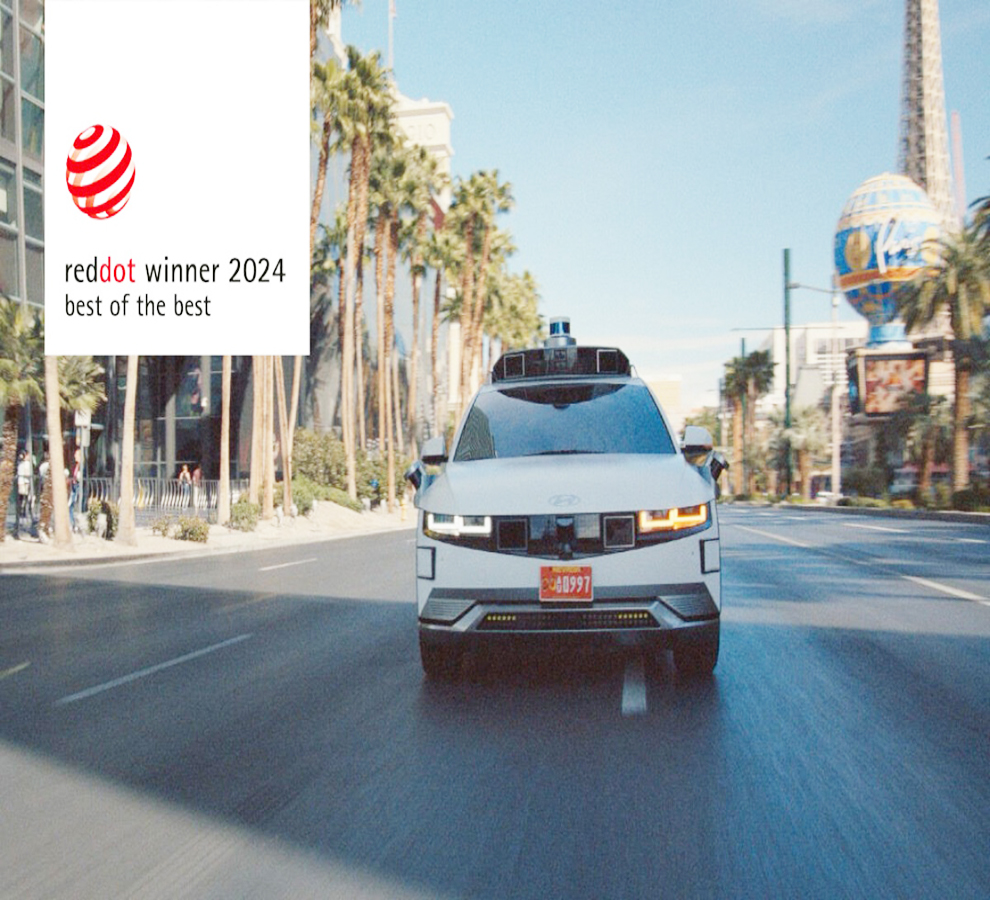 Hyundai es reconocido en su tecnología para robotaxis