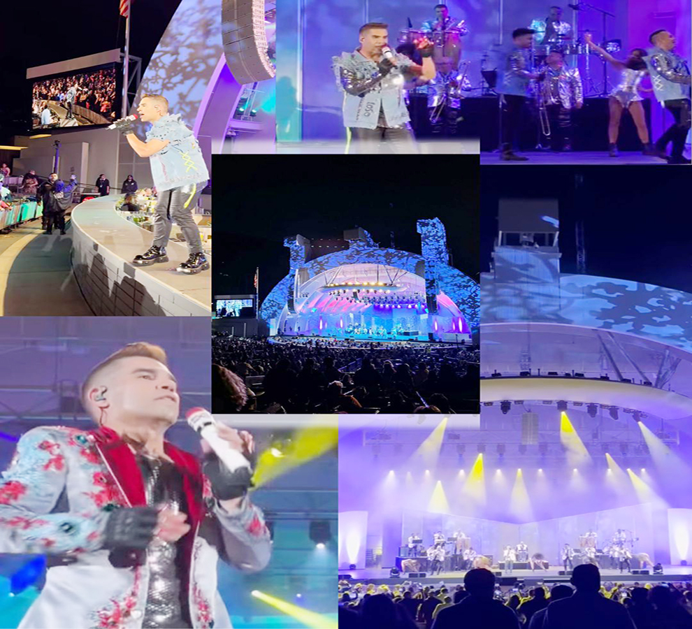 Grupo Cañaveral presentó su show en el Hollywood Bowl en Los Ángeles, California