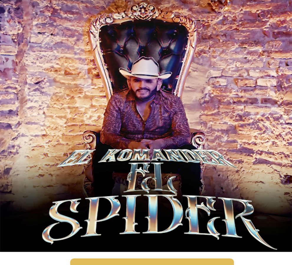 El Komander fusiona tradición y modernidad en su nuevo corrido “El Spider”