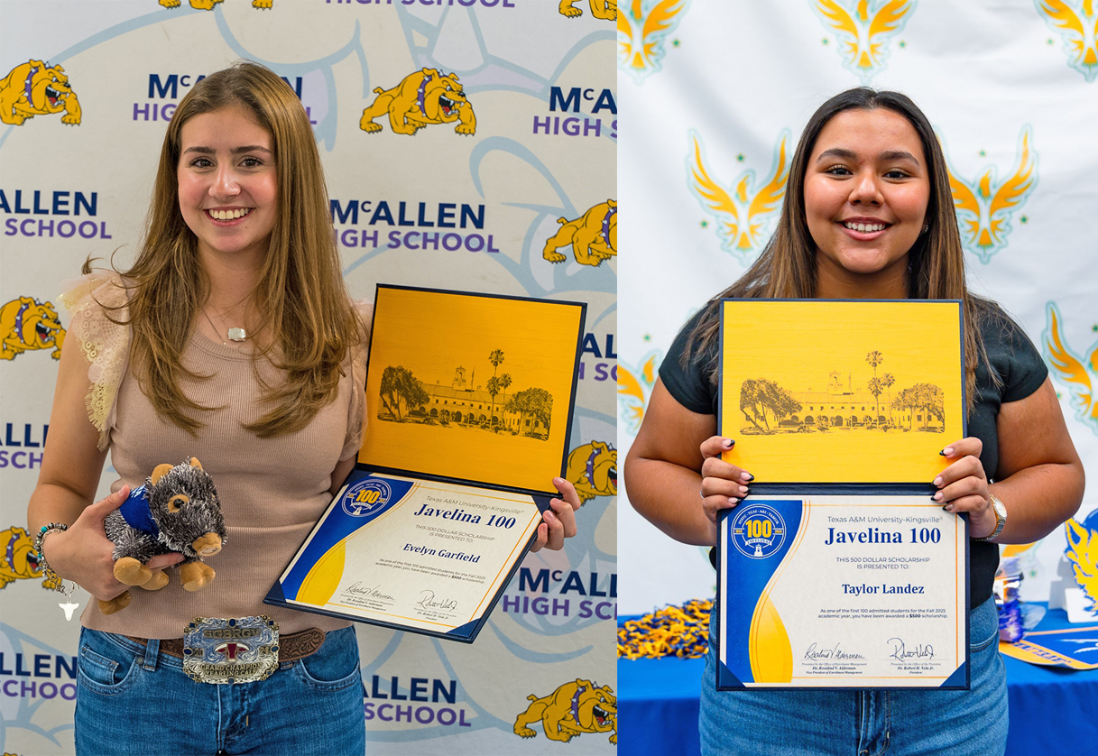 Alumnas de McAllen ISD entre las primeras 100 beneficiarias de la Beca TAMUK