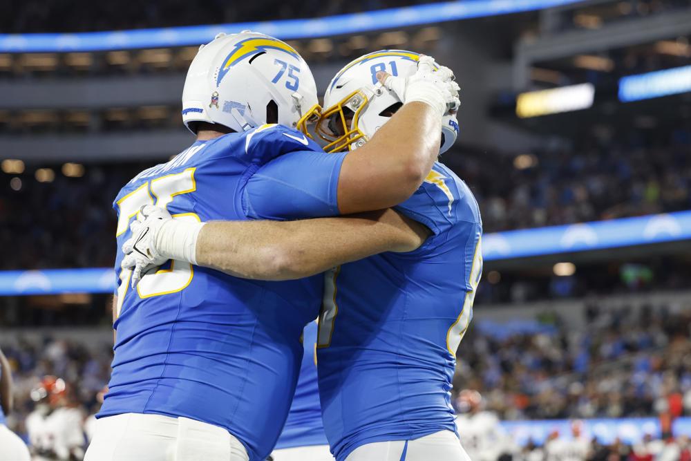 34-27. Chargers vence a Bengals y sigue a la caza de Chiefs en el Oeste de la AFC