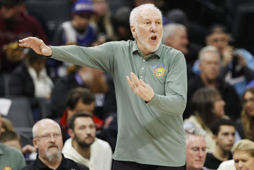 Popovich deja de forma indefinida el cargo de técnico de los Spurs por problemas de salud