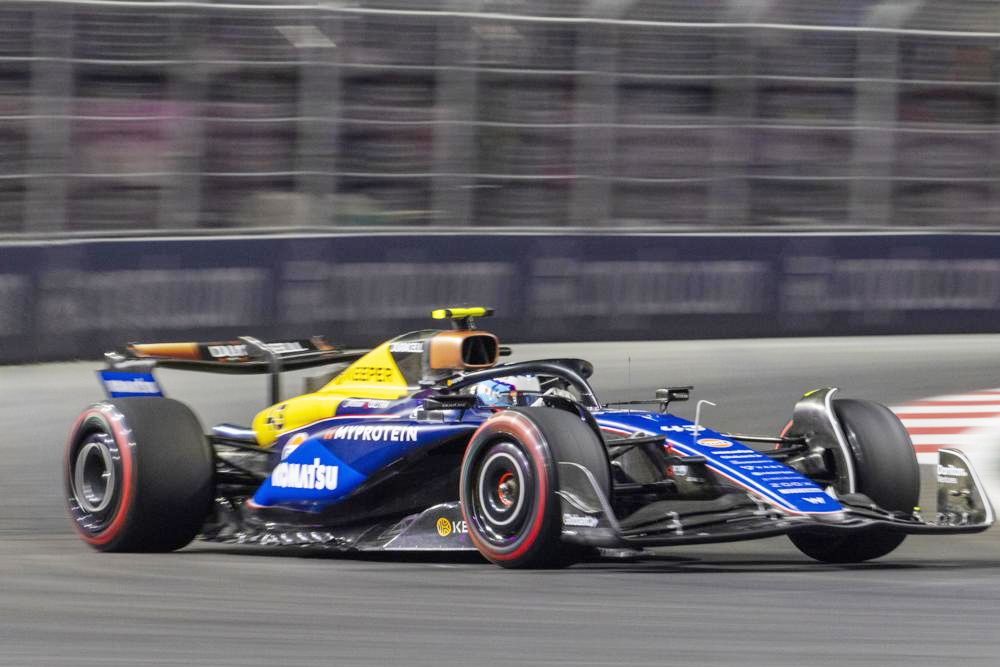 Colapinto estrella su coche y provoca una bandera roja en la Q2 de Las Vegas