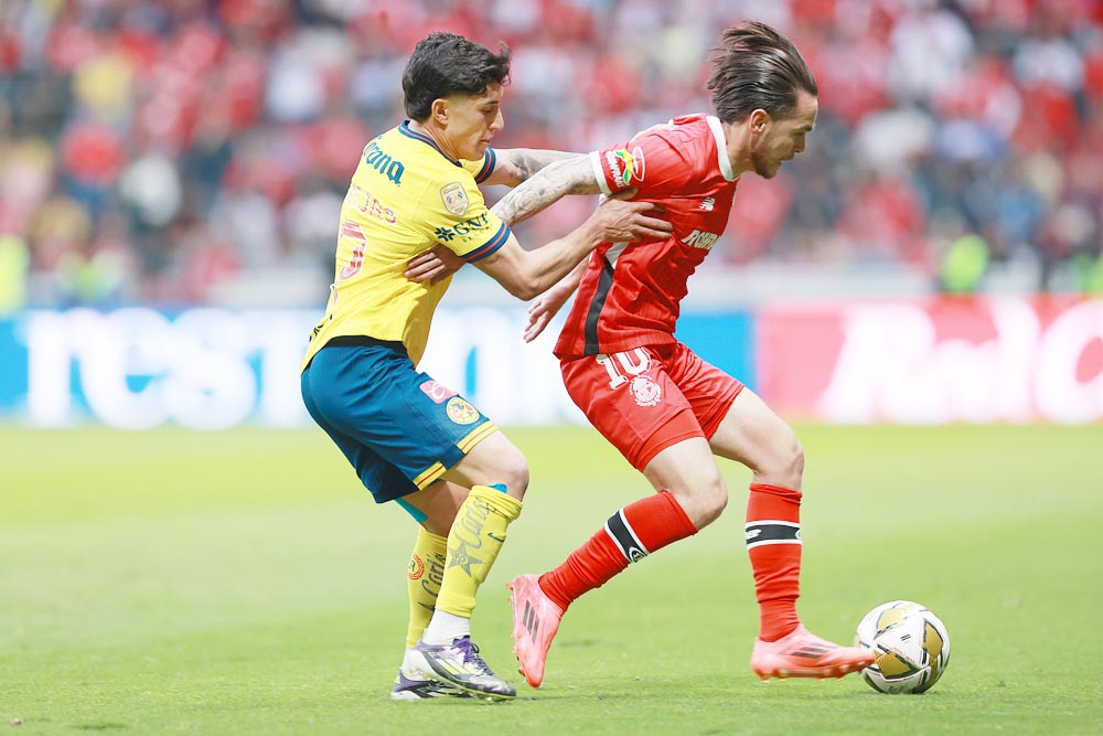El campeón América vence al Toluca y se clasifica a las semifinales