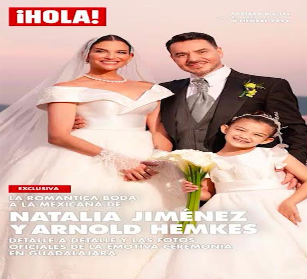 La cantante Natalia Jiménez se casó con su manager Arnold Hemkes