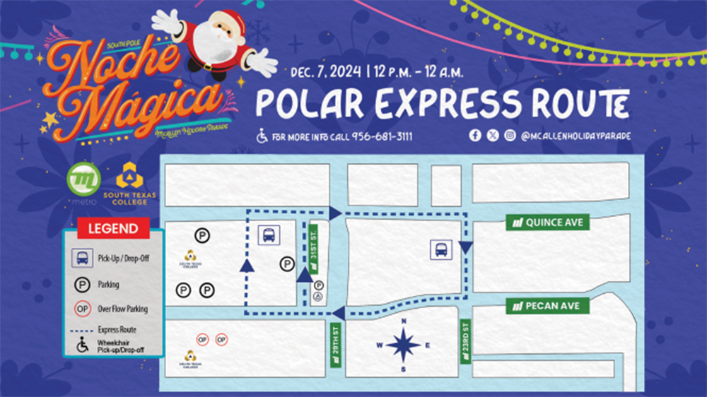 McAllen se prepara para el desfile navideño con cierres viales