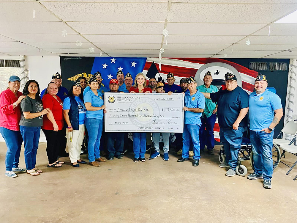 Recibe apoyo American Legion Alfredo Gonzalez Post 408 