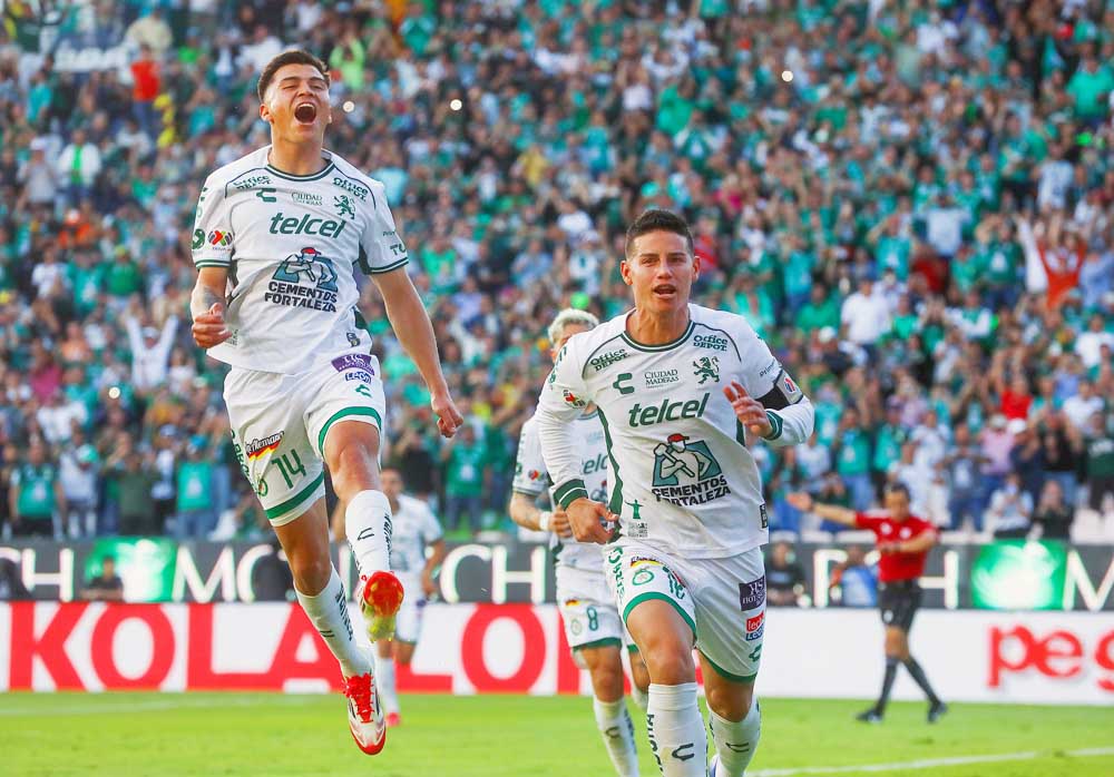 El León del colombiano James expone su paso perfecto ante las Chivas de Guadalajara