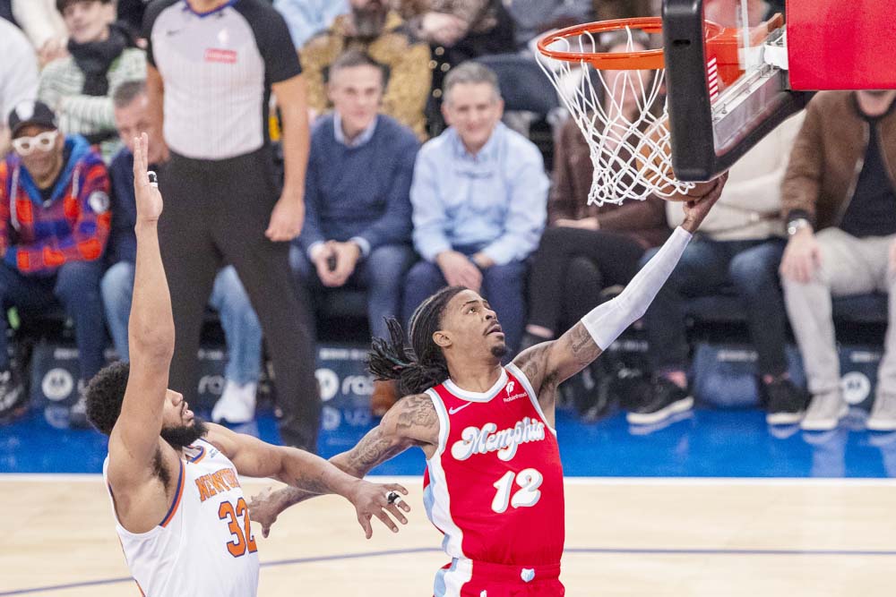 143-106. Los Knicks destrozan a los Grizzlies