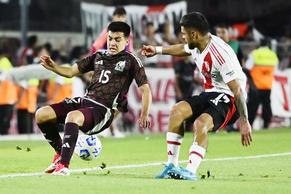 River Plate derrota a México en un partido donde presentó su plantilla 2025