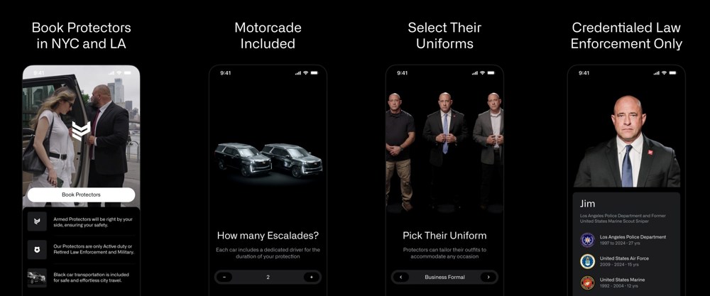 Guardaespaldas armados pueden contratarse por horas a través de una nueva ‘app’ en EEUU