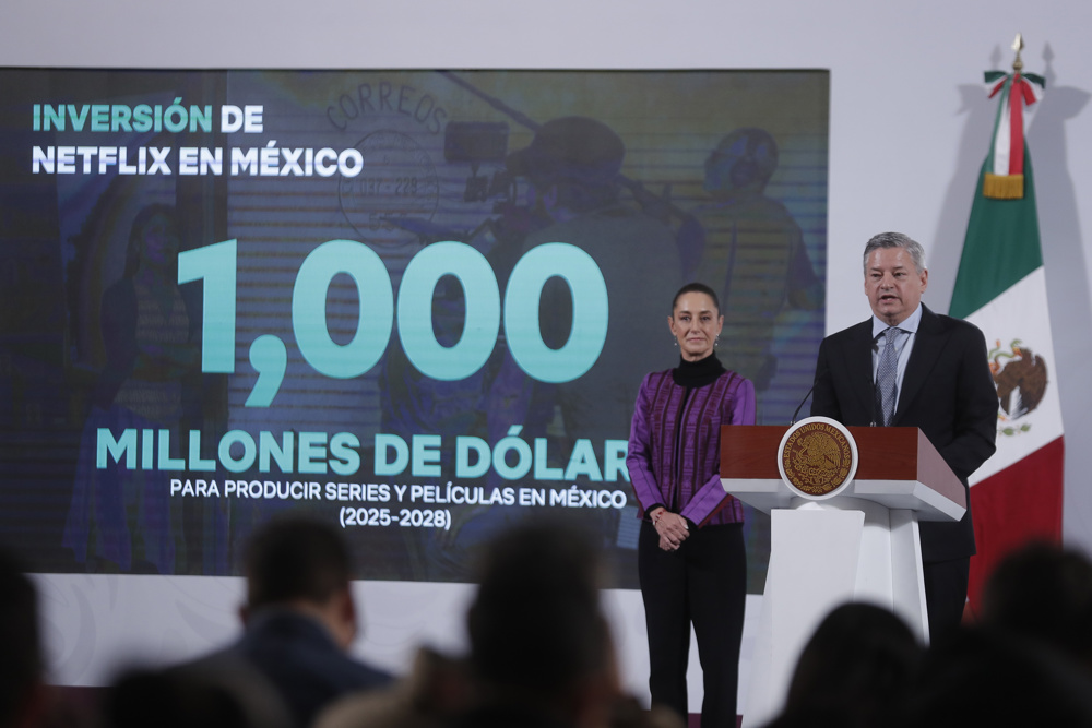 Netflix invertirá 1.000 millones de dólares para producir 20 películas al año en México