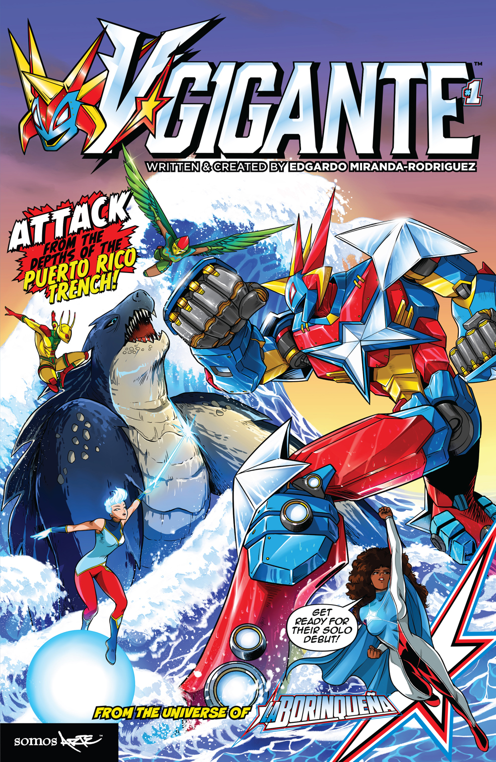 V.G1gante, nuevo súper héroe boricua, protagonista de próxima novela de Edgardo Miranda