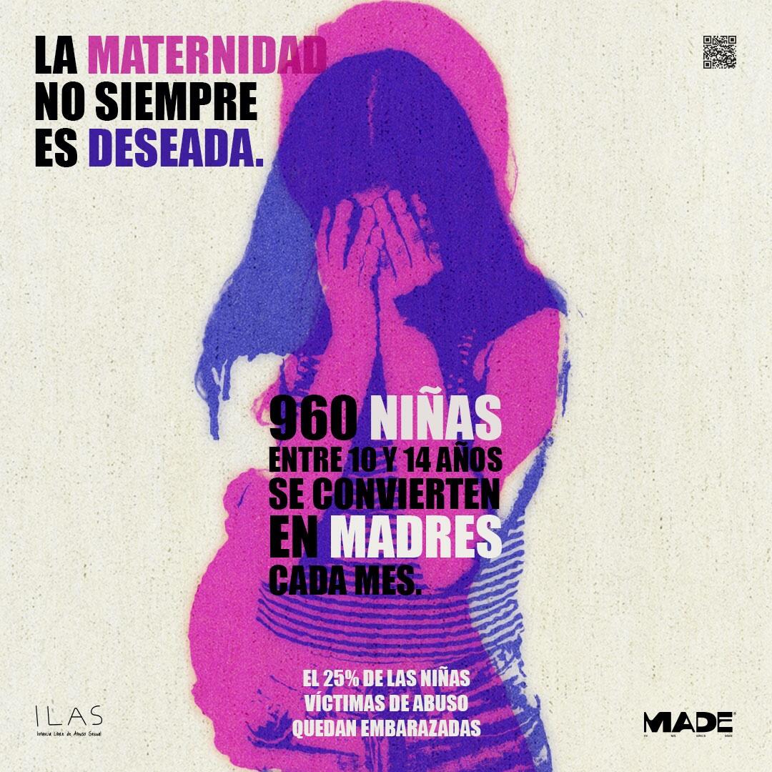 En México, 960 niñas entre 10 y 14 años de edad se convierten en madres cada mes