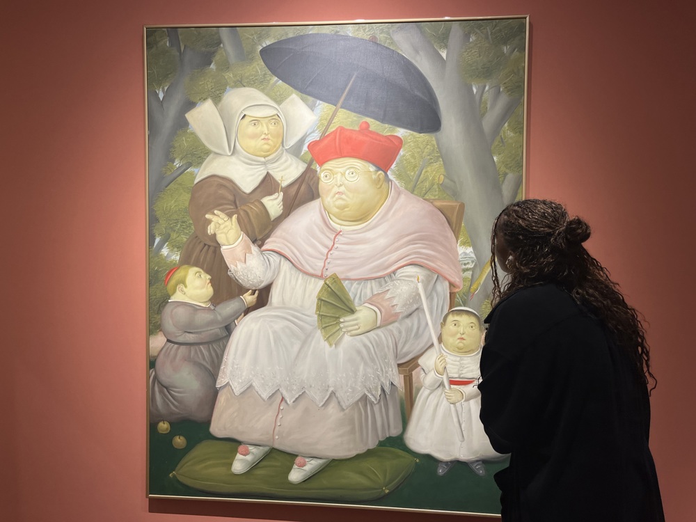 Un papa de Botero, sorpresa casual de una gran feria de arte de EEUU tras la fumata blanca