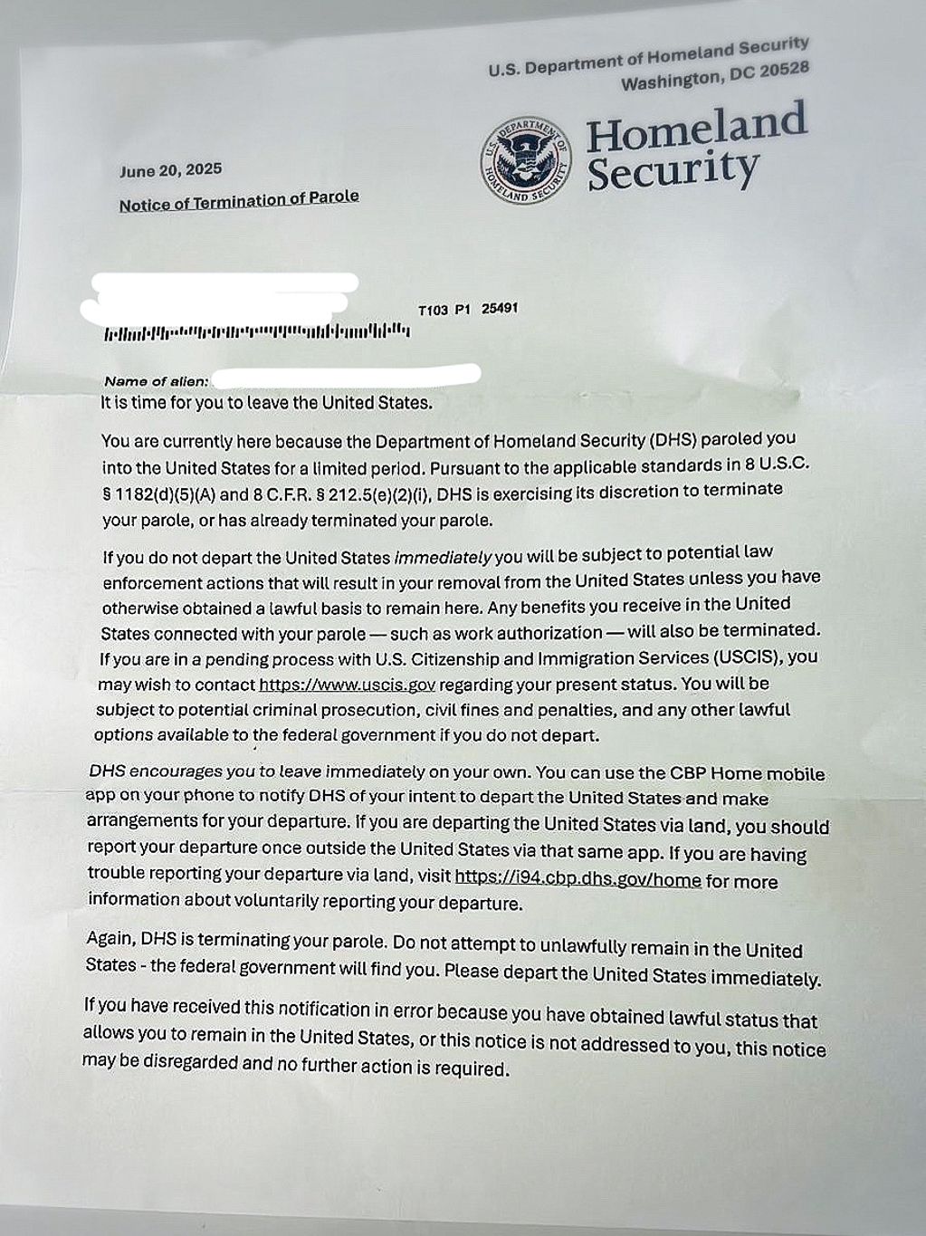 “Es hora de salir de EEUU, los encontraremos”, el mensaje del Gobierno a niños inmigrantes