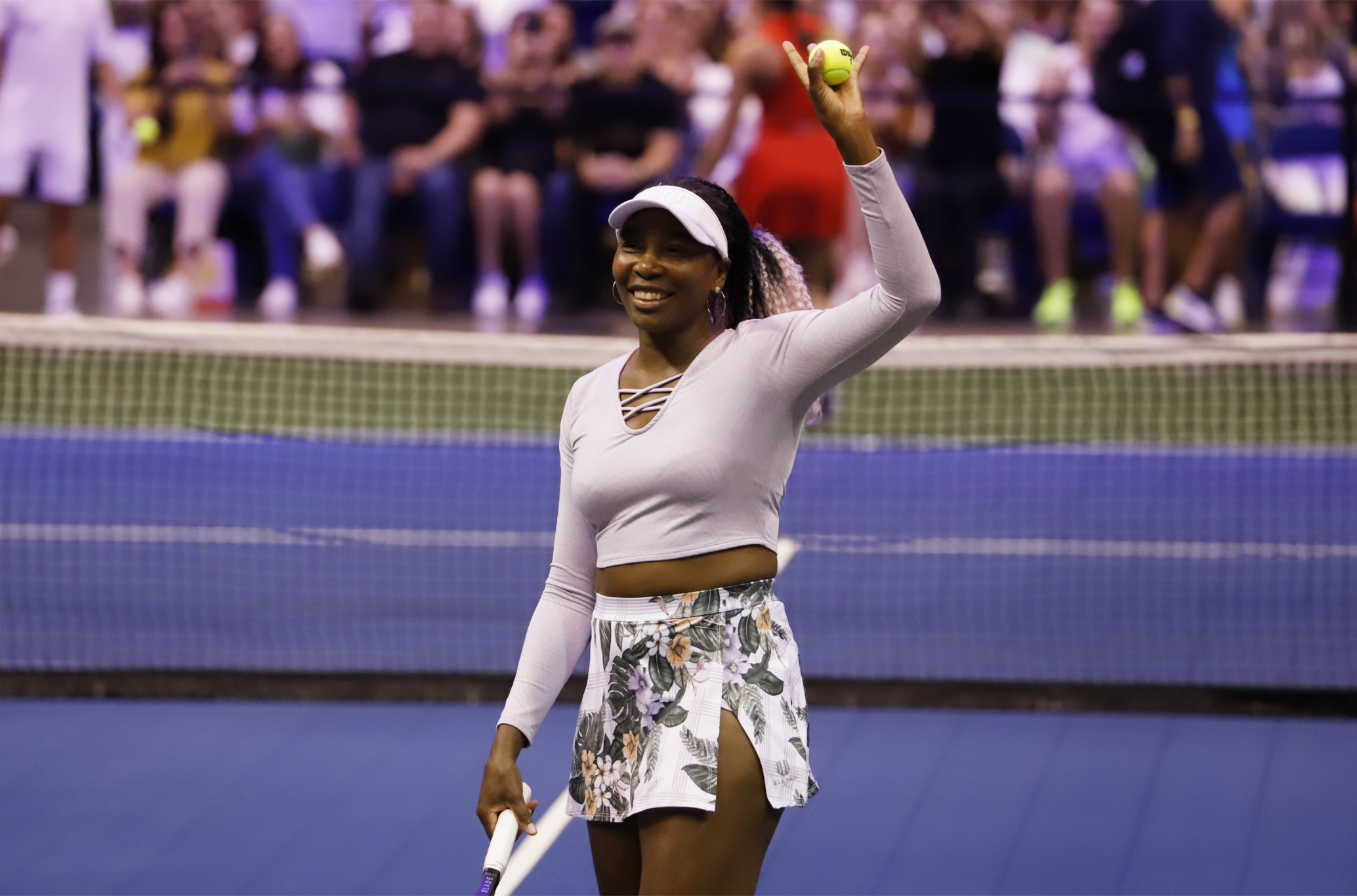 Venus Williams sonríe en Washington con su primera victoria en dos años