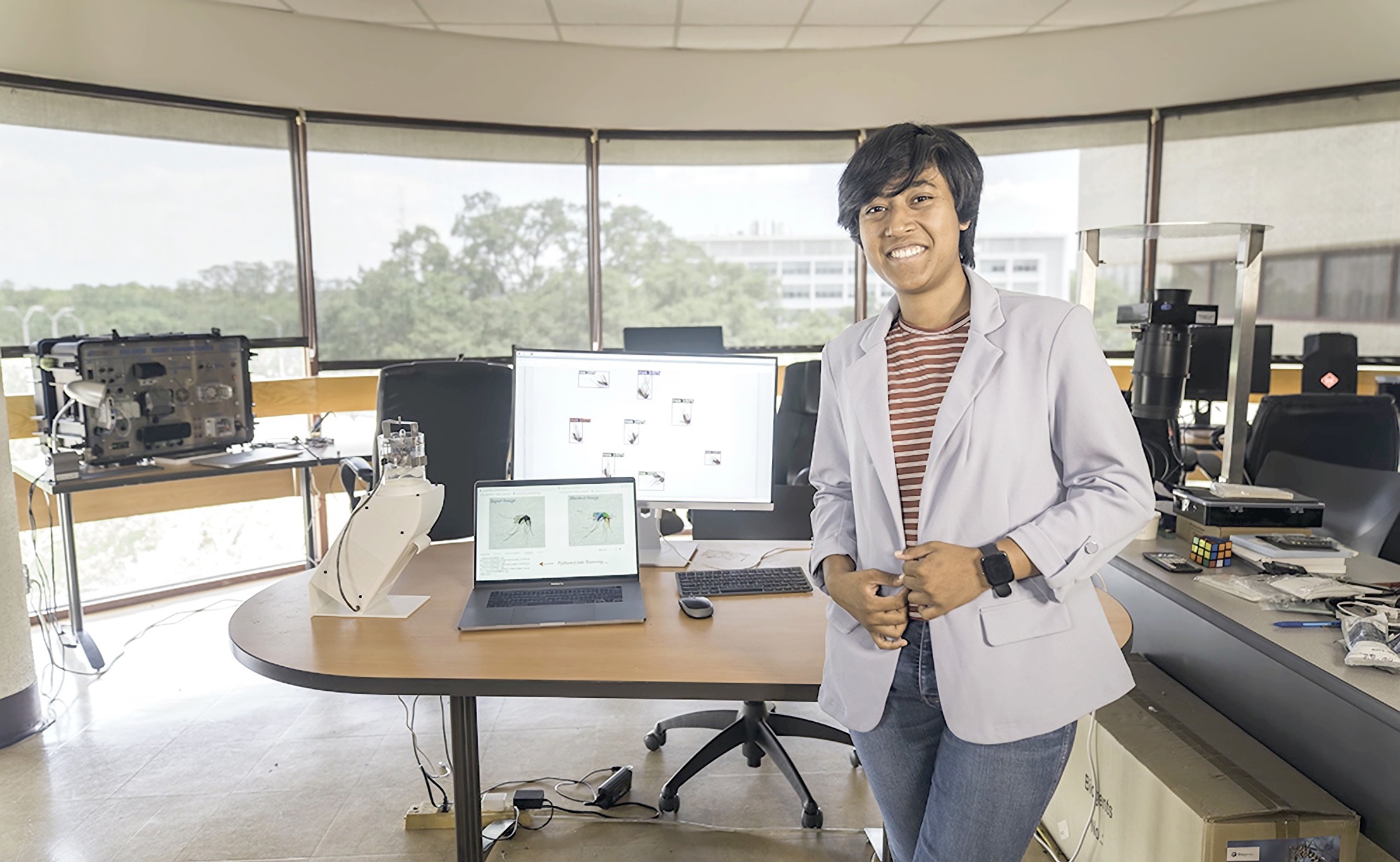 Estudiante de Florida desarrolla una trampa de IA para detectar mosquitos con enfermedades