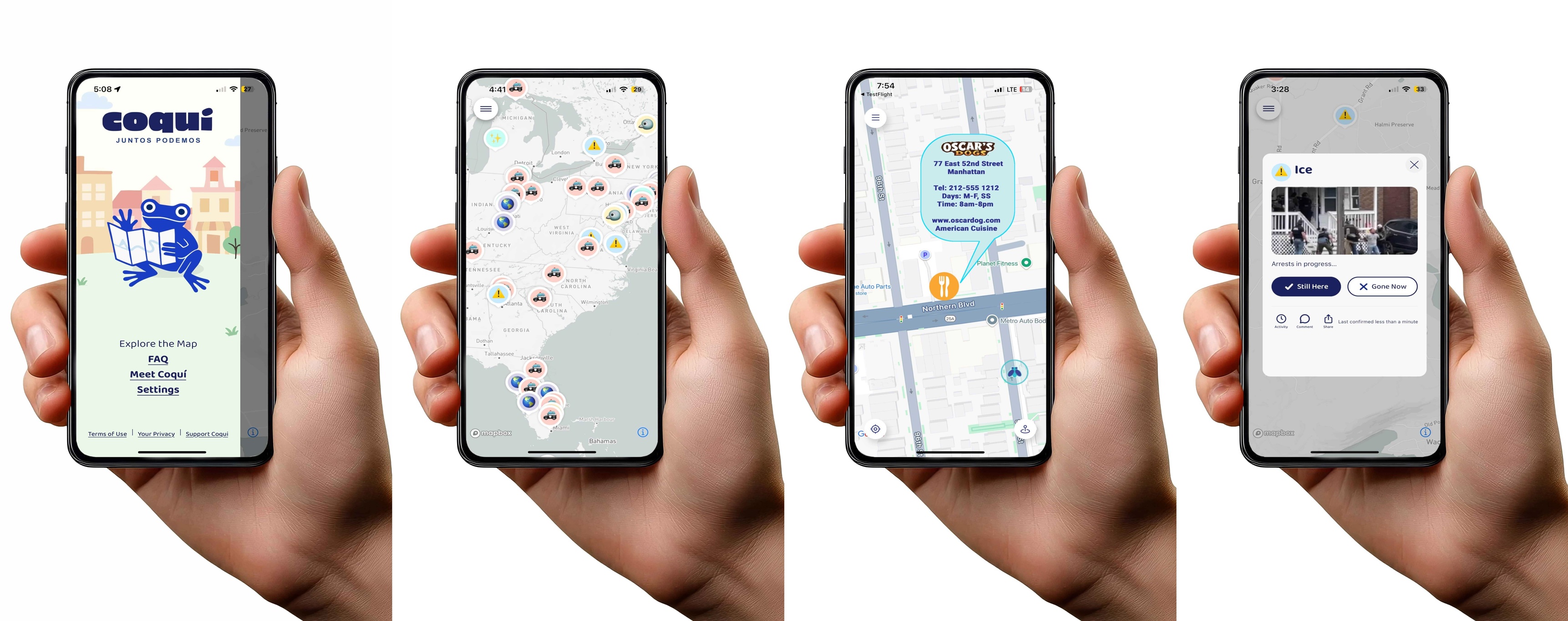 Inventor de ‘app’ que alerta de redadas la creó porque extraña el EEUU sin miedo