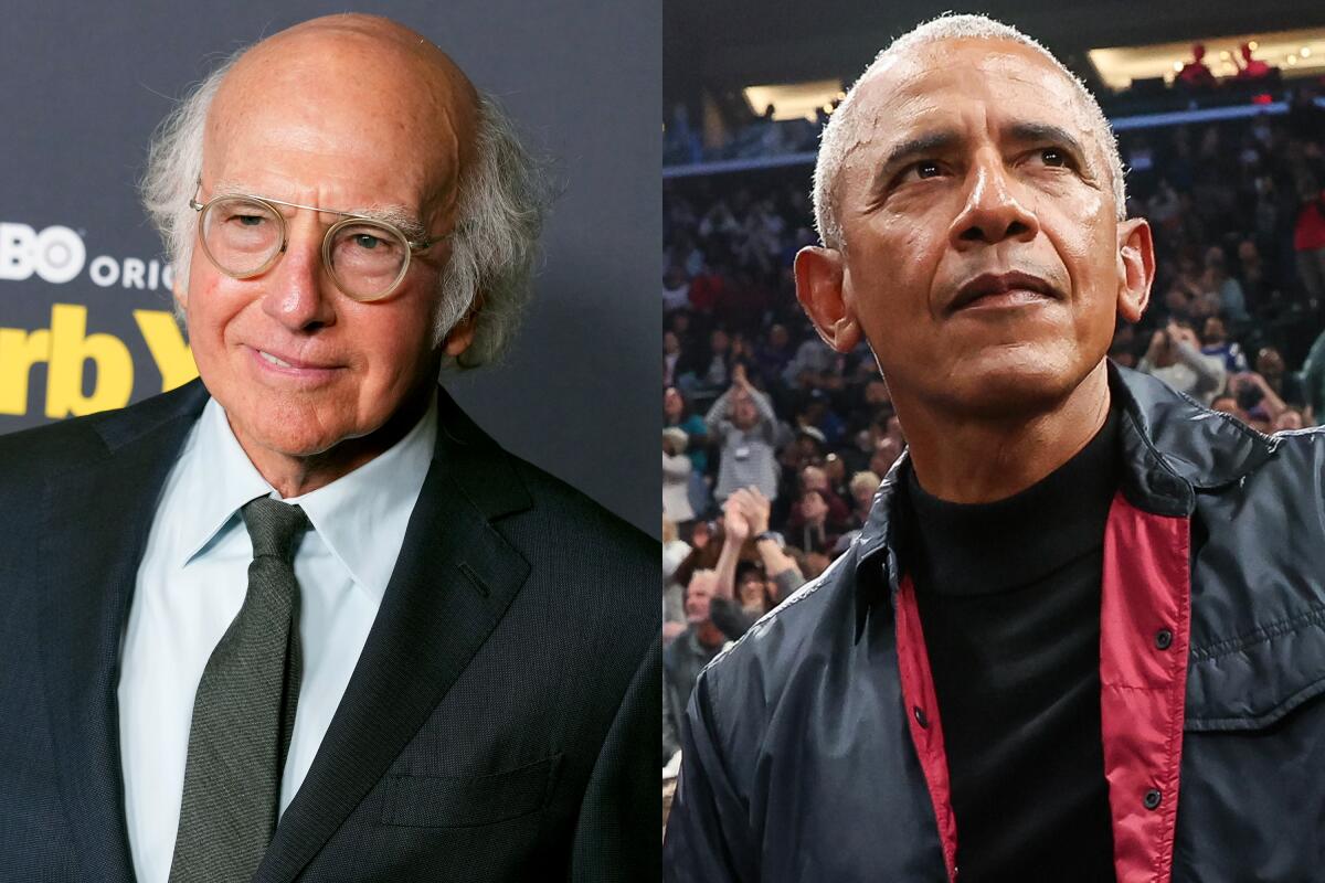 Obama y Larry David se unen para lanzar una serie de comedia sobre la historia de EE.UU.