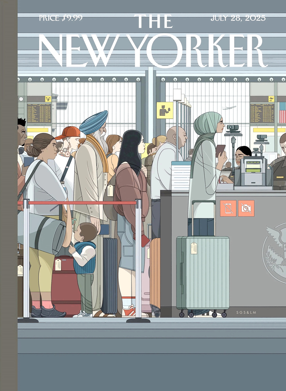 Ilustrador español alza la voz en el New Yorker contra la política migratoria de Trump
