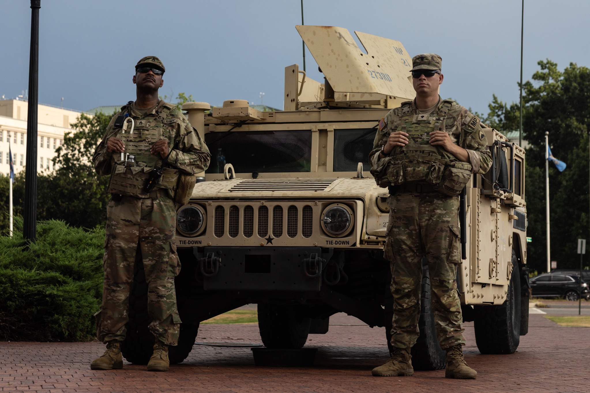 Más de 300 soldados adicionales patrullarán Washington a petición del Gobierno de Trump