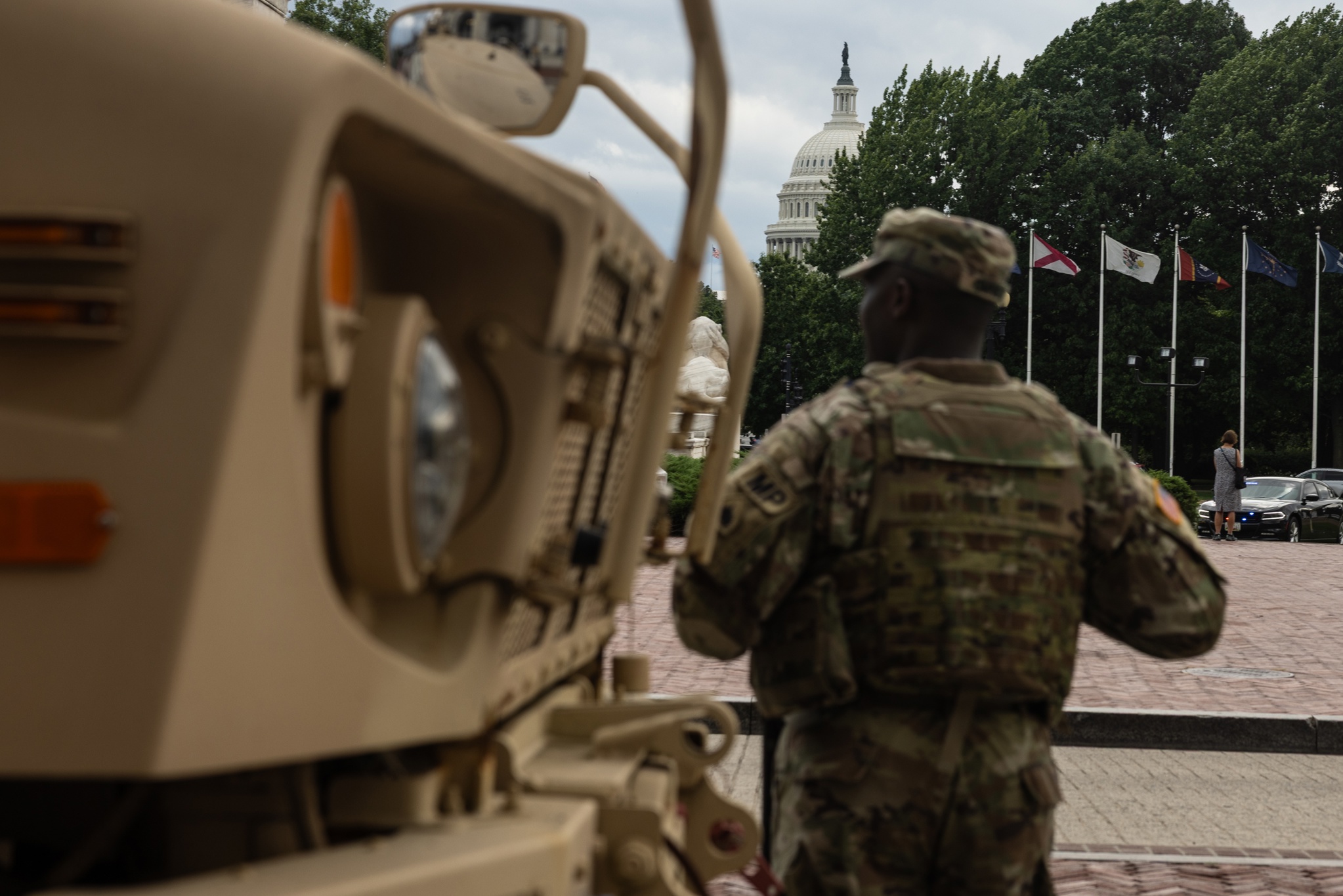 Autoridades de Washington demandan al Gobierno de Trump por la "toma hostil" de la Policía