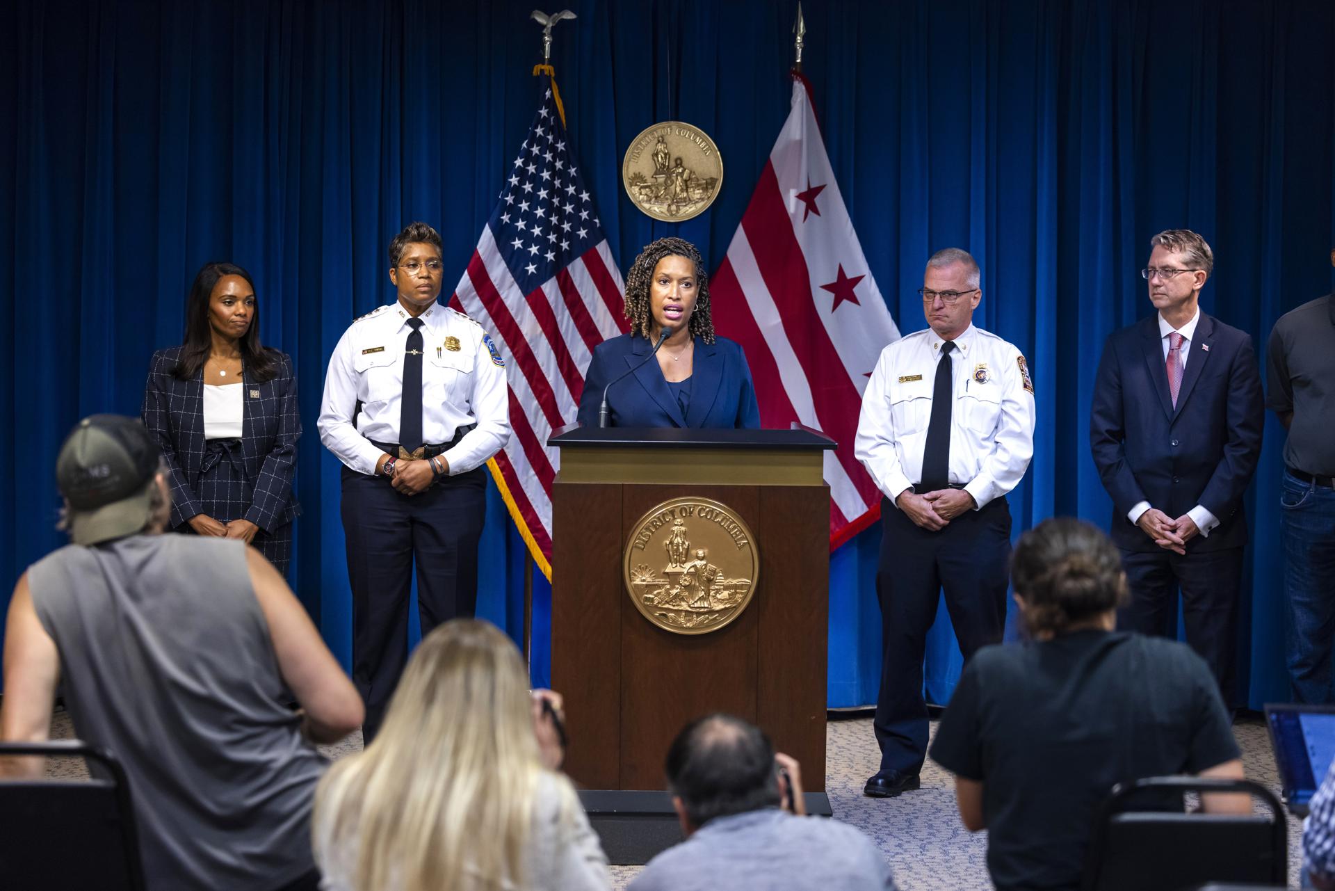 Alcaldesa de Washington dice que Trump conoce las mejoras en índices de criminalidad