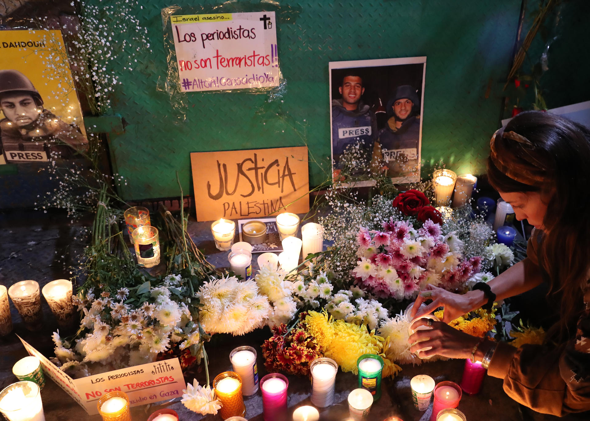 Periodistas y activistas mexicanos condenan el asesinato de seis periodistas en Gaza