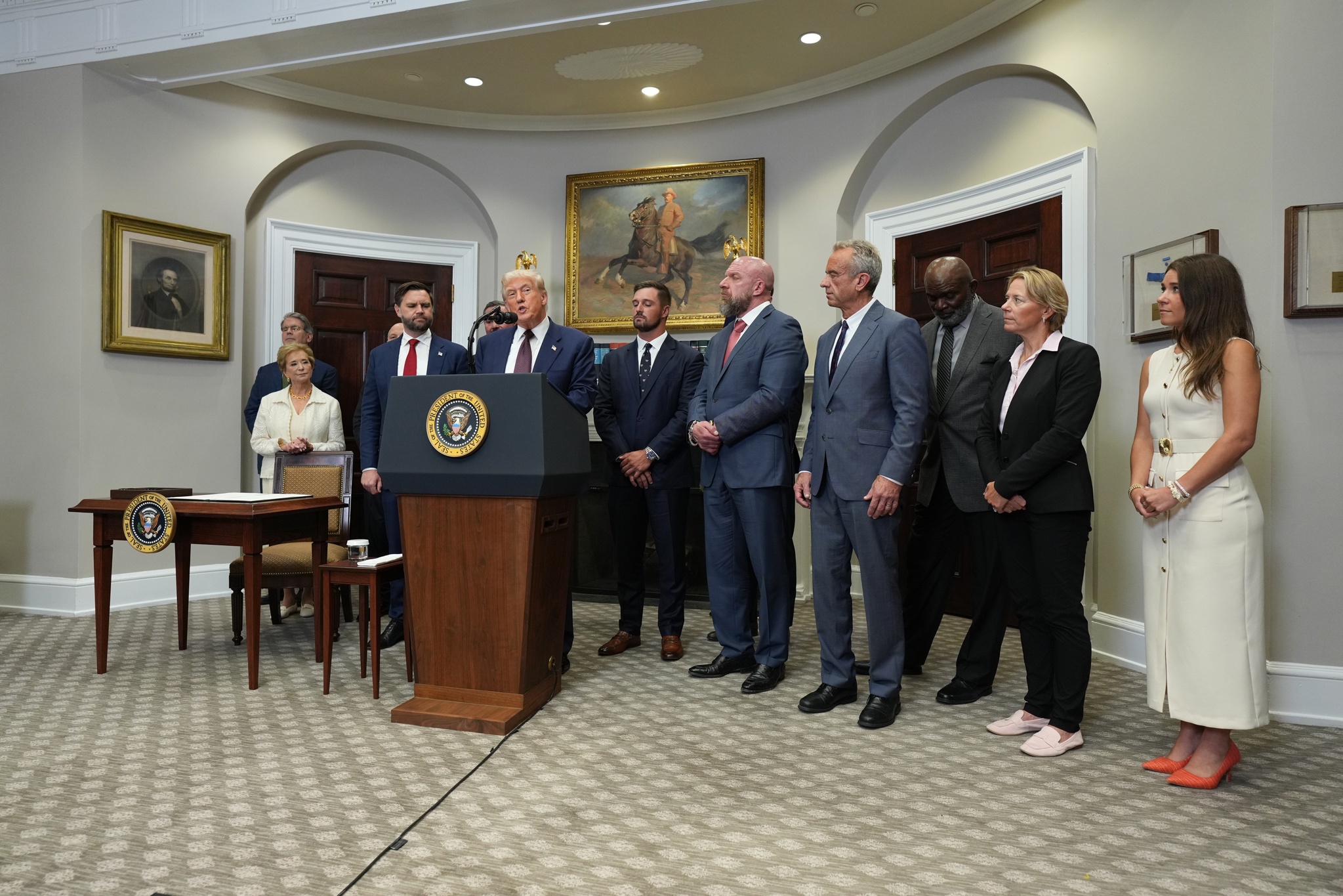 Trump dice que lo de Gaza es “terrible” pero no responde a si lo considera un genocidio