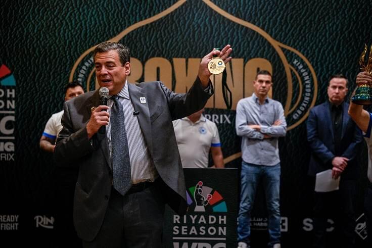 Se realiza la ceremonia de pesaje para la tercera etapa del WBC Boxing Grand Prix