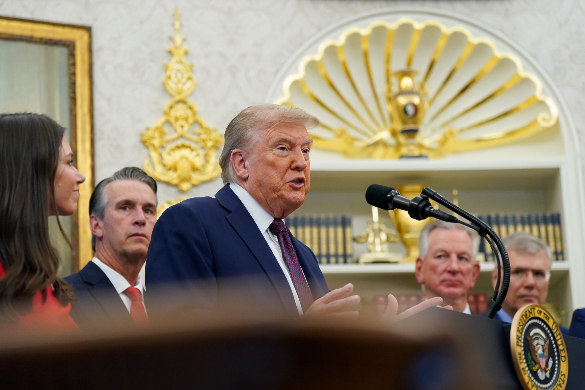 Trump condena los rumores sobre su fallecimiento: “Son noticias falsas”