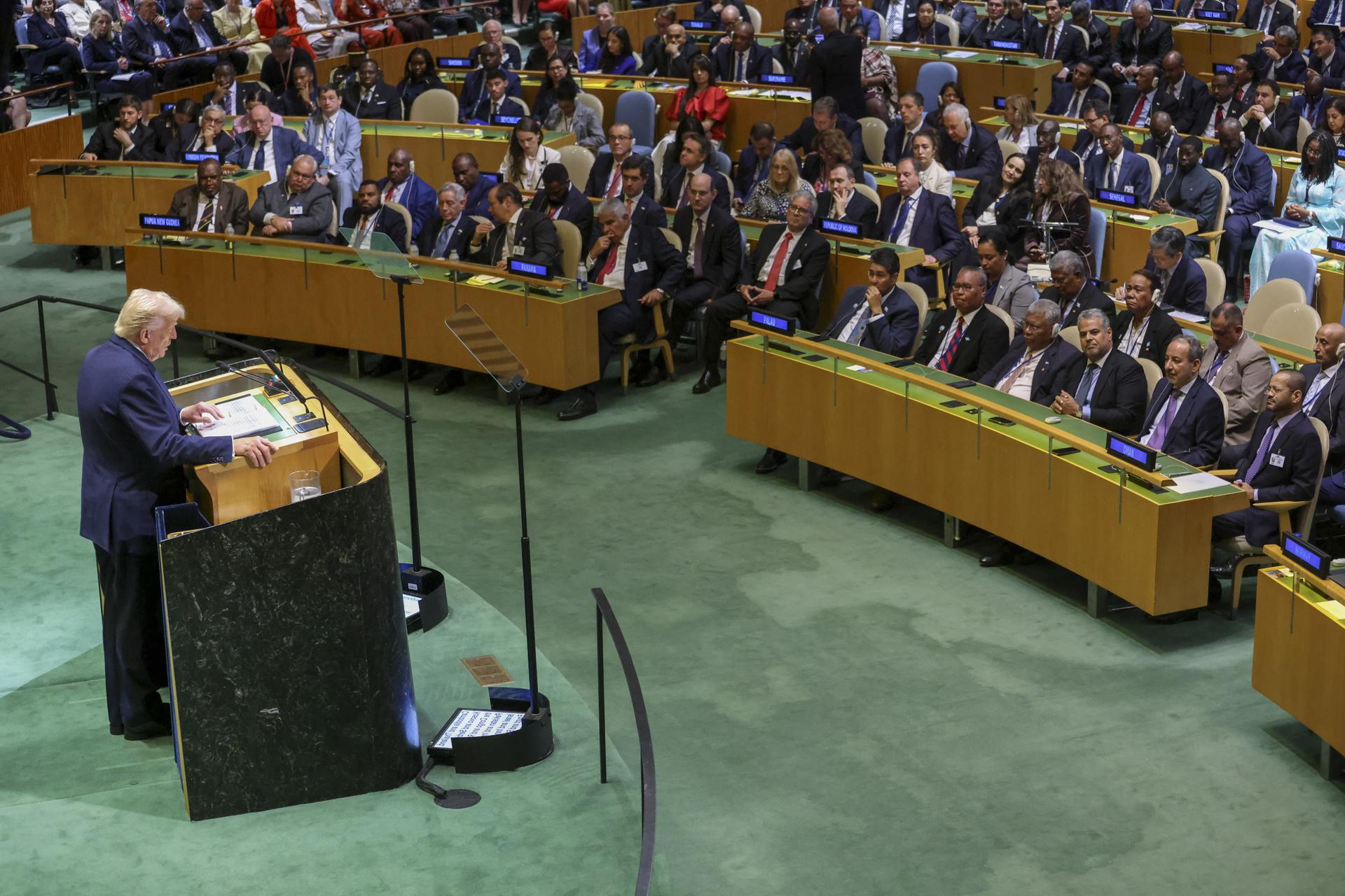 Trump cuestiona la utilidad de Naciones Unidas, que acusa de no ayudarle a acabar guerras