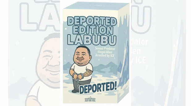 La Casa Blanca comparte la imagen de un Labubu inspirado en un migrante deportado