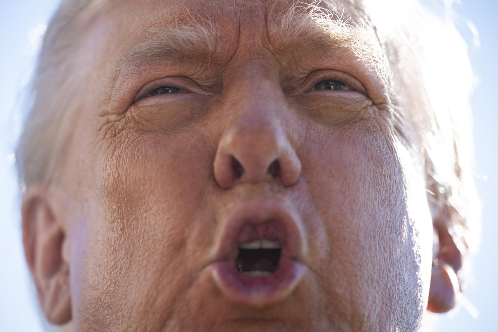 Trump amenaza a Hamás con la "aniquilación total" si no cede el control de Gaza, según CNN