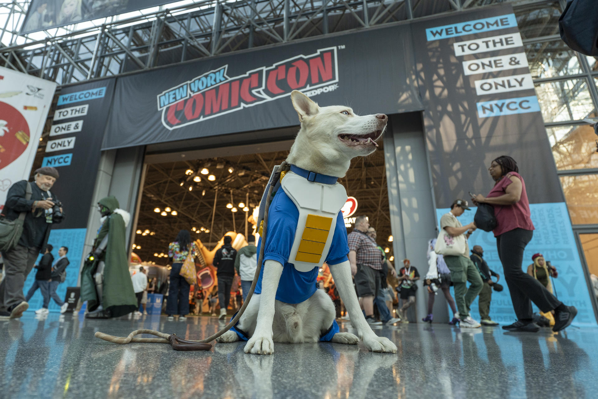 Superhéroes y villanos de todos los universos se reúnen en la Comic Con de Nueva York