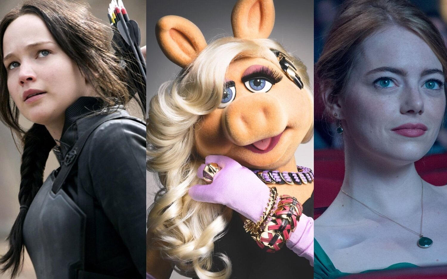 Jennifer Lawrence y Emma Stone producirán una película sobre la cerdita Peggy