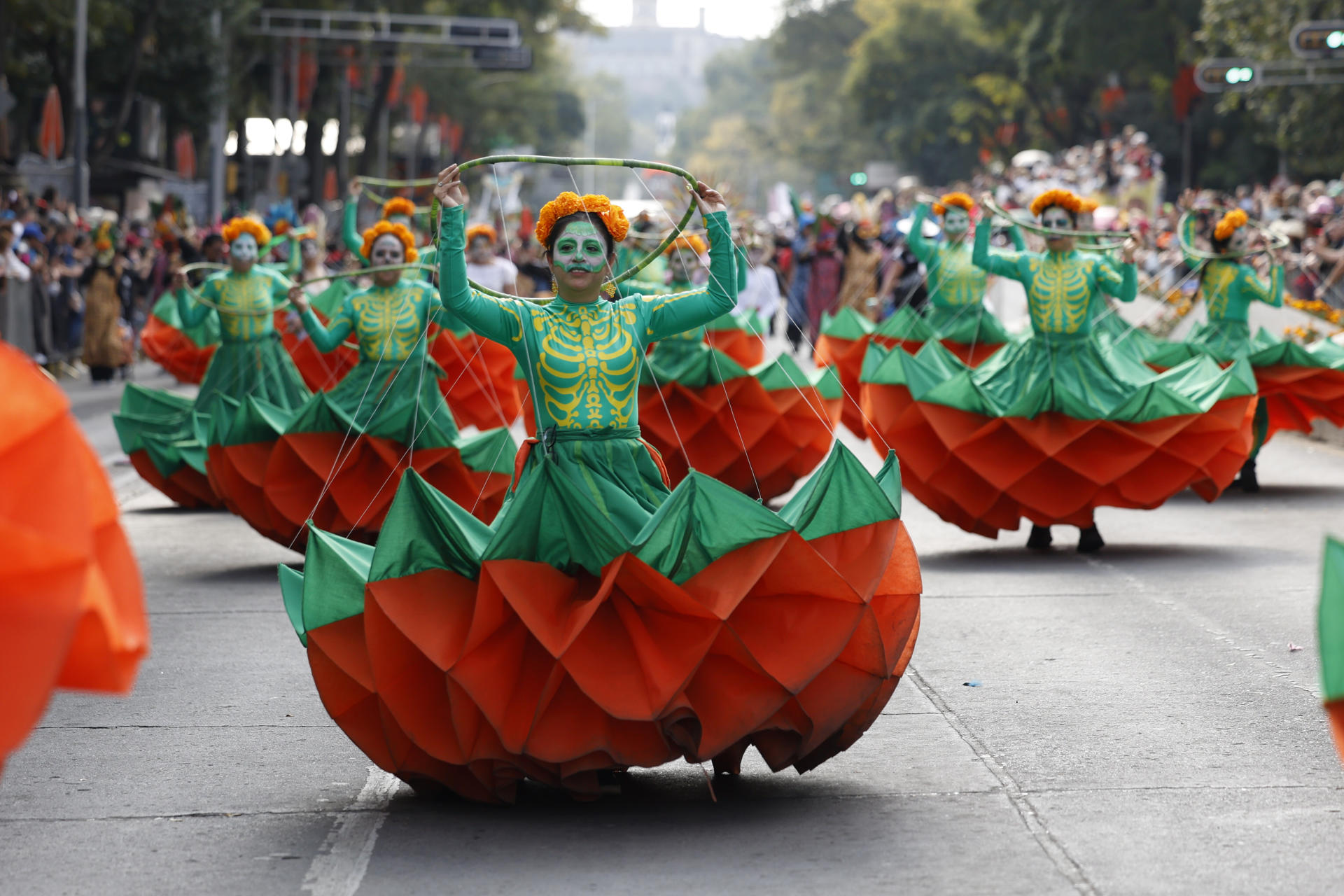 México celebra un desfile de Día de Muertos cada vez más internacional