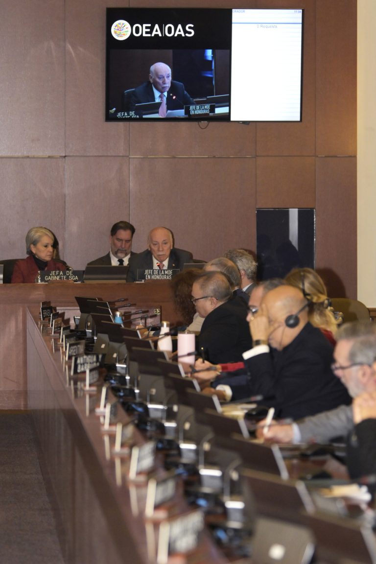 EEUU niega ante la OEA injerir en las elecciones de Honduras pese a los mensajes de Trump