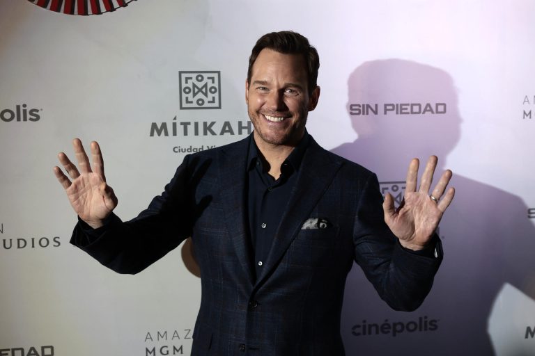 El actor estadounidense Chris Pratt presenta su filme ‘Mercy’ en Ciudad de México